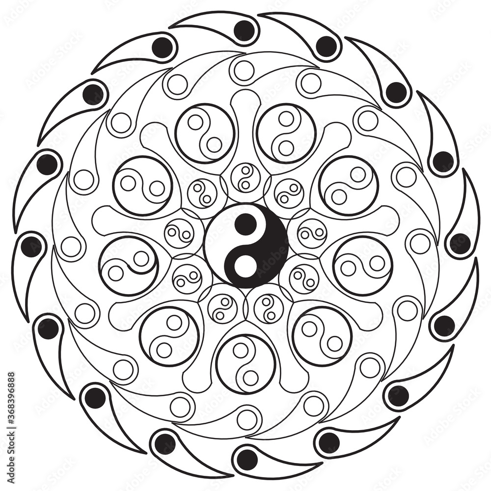 Madalas Coloring Page Adult Coloring Page Therapeutic Coloring Page madalas-coloring-page-adult-coloring-page-therapeutic-coloring-page