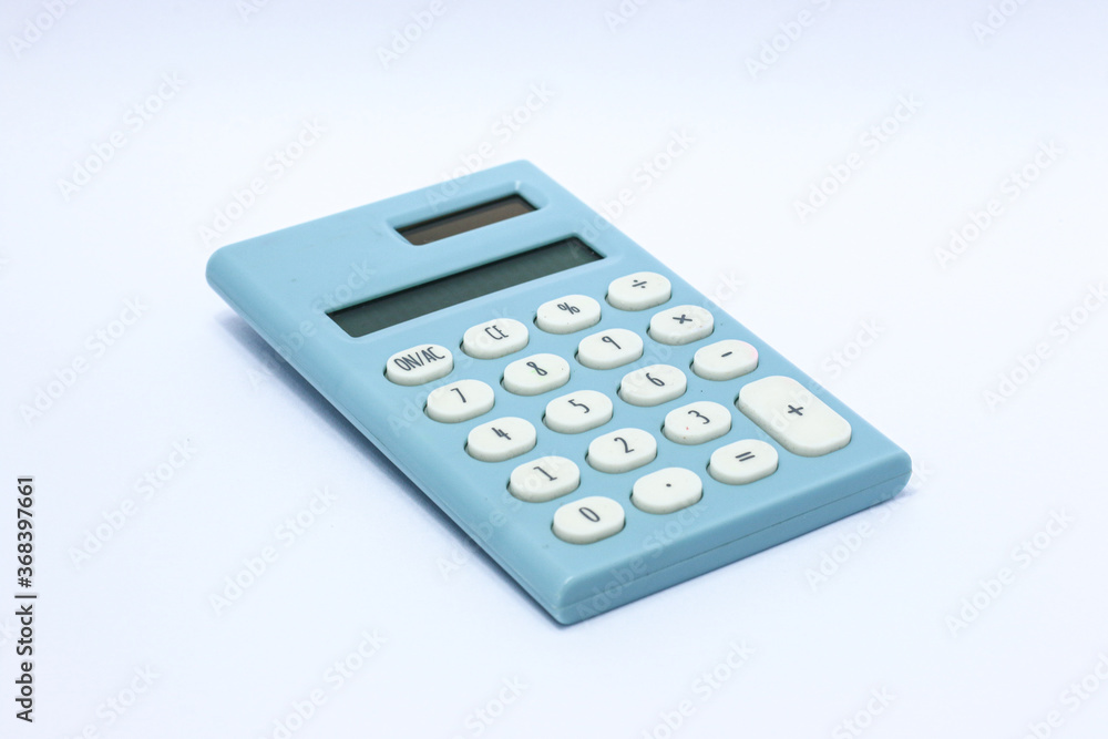 calculator on white background calculator on white background