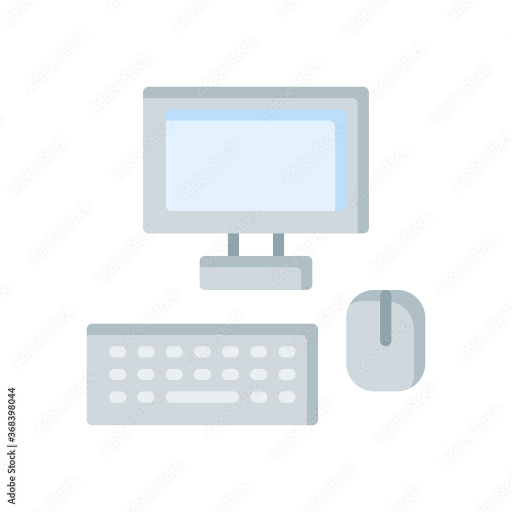 computer icon in flat style. vector illustration for graphic designer, website, UI isolated on white background. EPS 10 computer icon in flat style. vector illustration for graphic designer, website, UI isolated on white background. EPS 10
