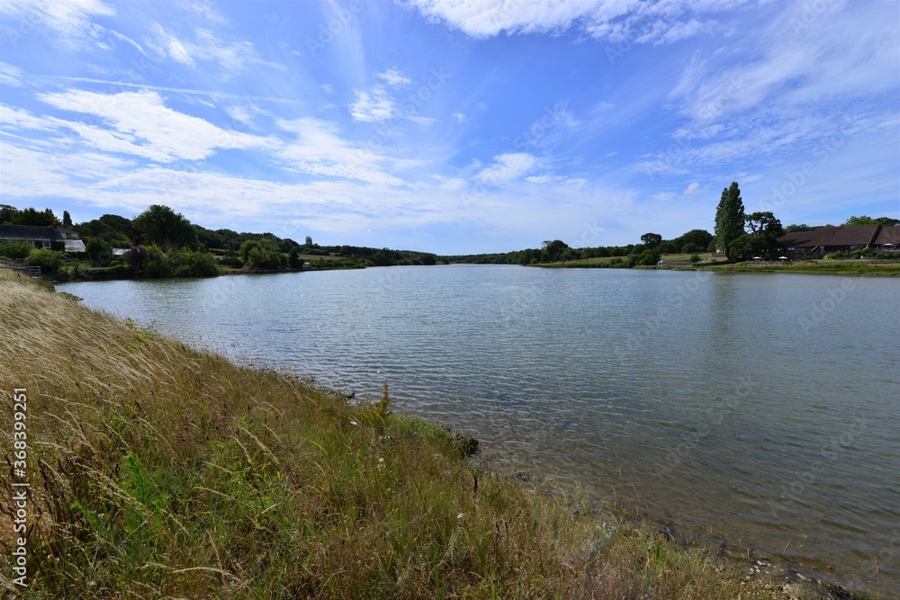 Lake on the Isle of Wight. Lake on the Isle of Wight.