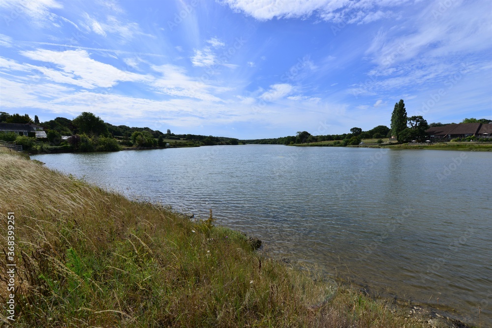 Lake on the Isle of Wight.