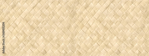 Wallpaper Mural Woven bamboo mat texture banner Torontodigital.ca