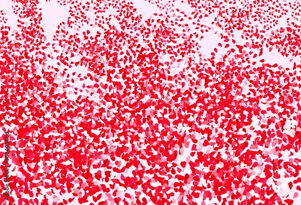 Light Pink, Red vector pattern with random forms. Light Pink, Red vector pattern with random forms.