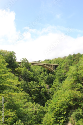 鳴子峡の大深沢橋(宮城県)