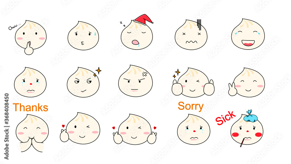 cute emoji, steamed dumpling cute emoji expression cute emoji, steamed dumpling cute emoji expression