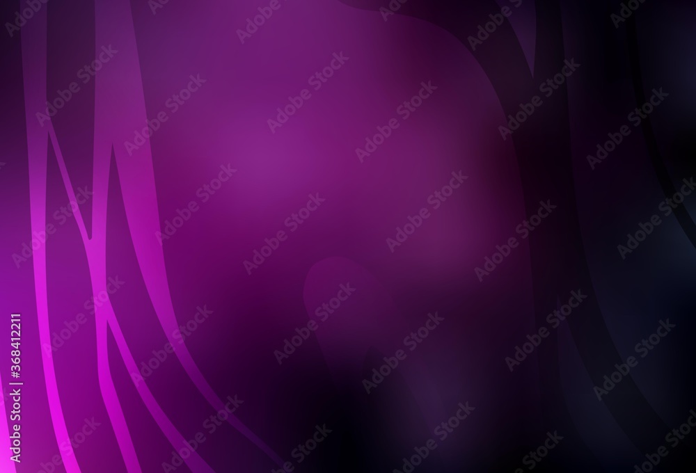 Dark Pink vector glossy abstract layout. Dark Pink vector glossy abstract layout.