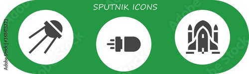 sputnik icon set