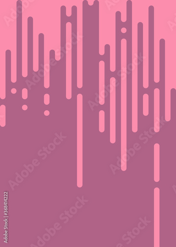 Flamingo Pink color Abstract Rounded Color Lines halftone transition background illustration