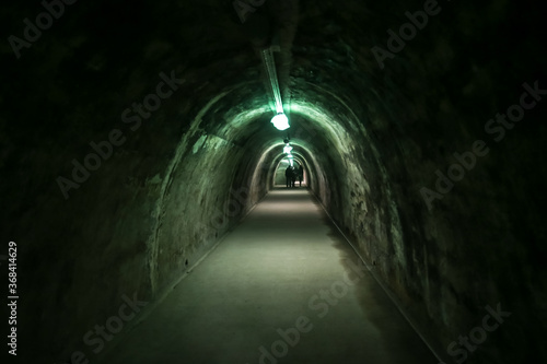 Old concrete tunnel