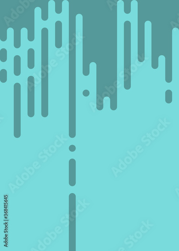Blue Lagoon color Abstract Rounded Color Lines halftone transition background illustration