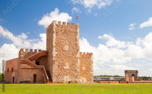 Landscape with Fortaleza Ozama, Santo Domingo photo