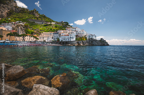 Beautiful Amalfi town in Amalfi Coast  Italy