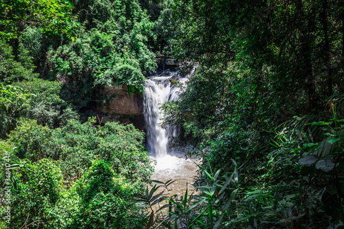 Heo Suwat Waterfall in Khao Yai National Park, Thailand.