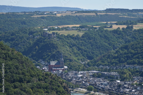 Rheintal mit Oberwesel und Kaub photo