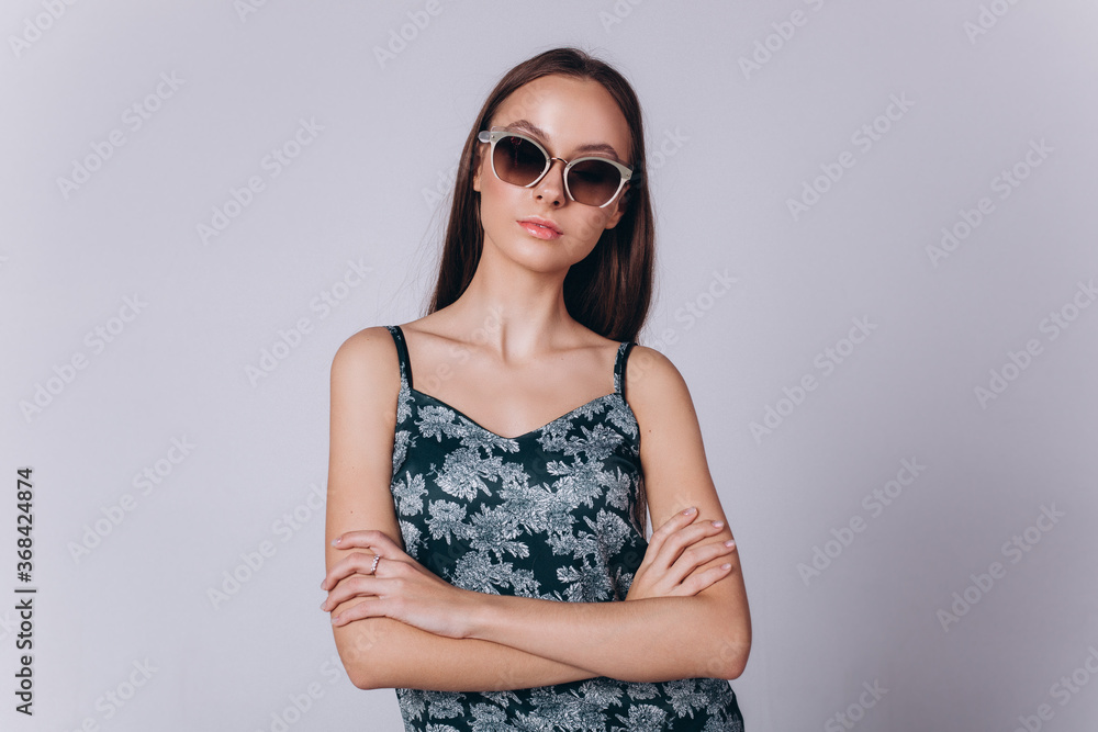 Beautiful woman natural face in eye glasses freckles casual female portrait lifestyle beauty girl Beautiful woman natural face in eye glasses freckles casual female portrait lifestyle beauty girl