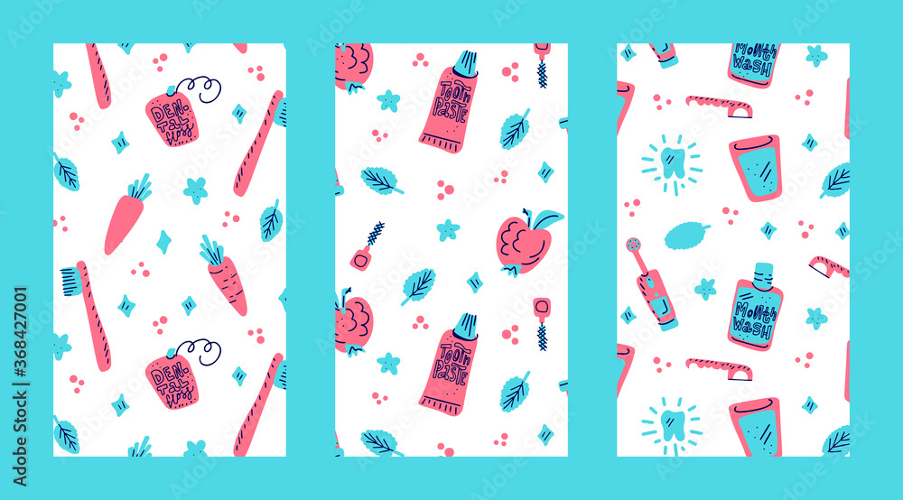 Oral care vector pattern