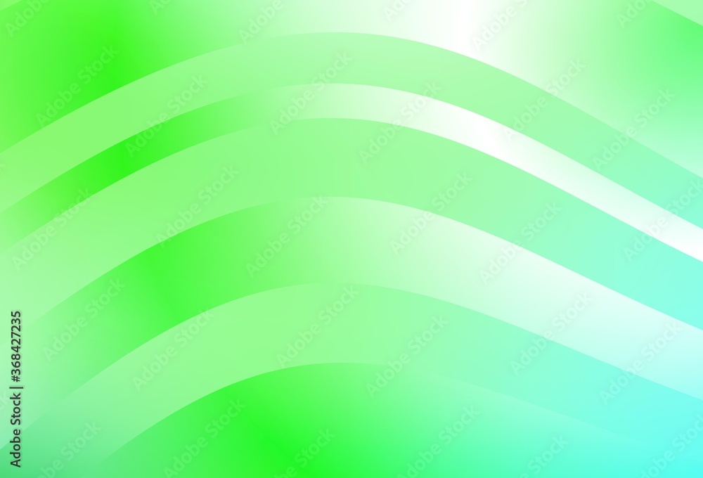 Light Green vector background with bent lines. Light Green vector background with bent lines.
