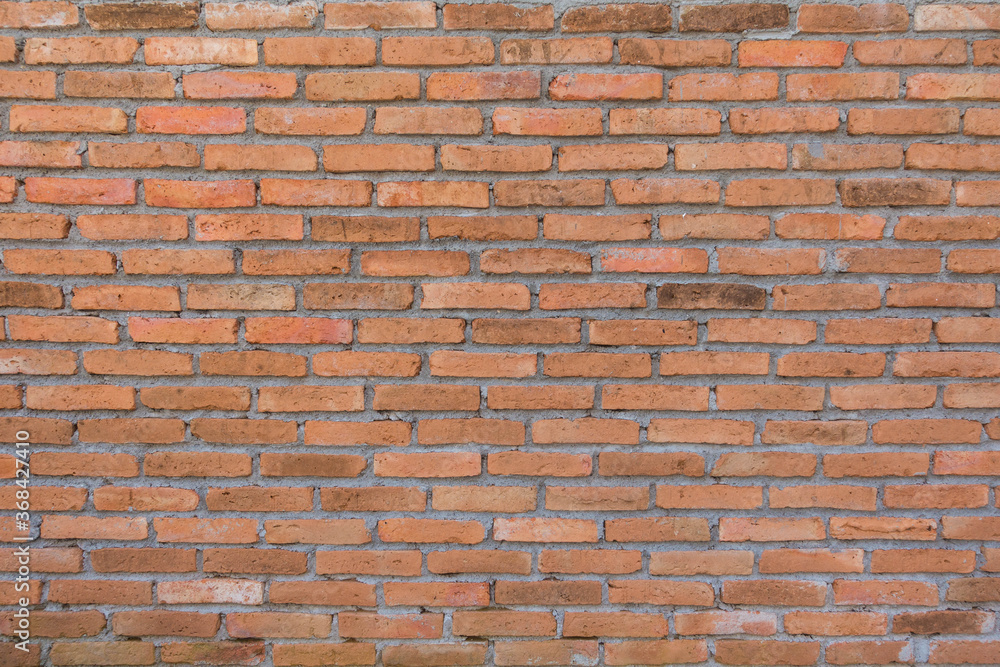 Fototapeta premium Old red brick wall texture background
