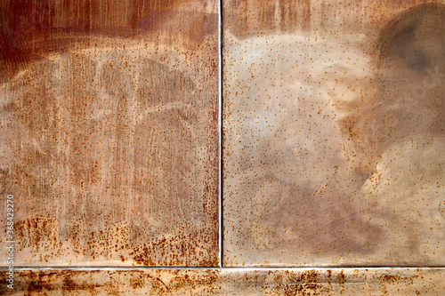 Dark worn rusty metal texture background