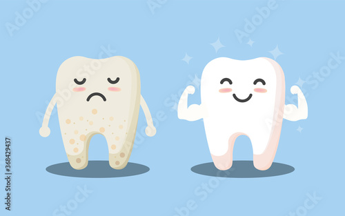Tooth cleaning Concept