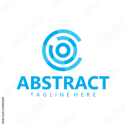 circle logo vector design illustration