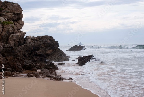 Playa con olas