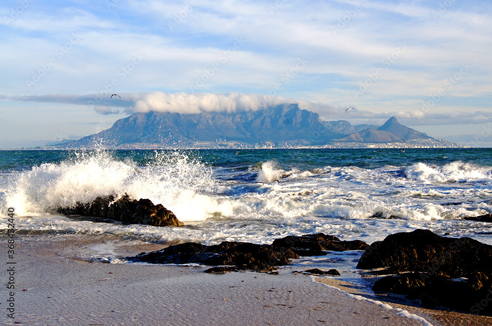  Table Mountain view from Bloubergstrand