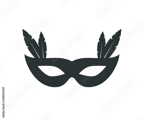 Party mask icon. Vector party mask design. Costume mask icon. 