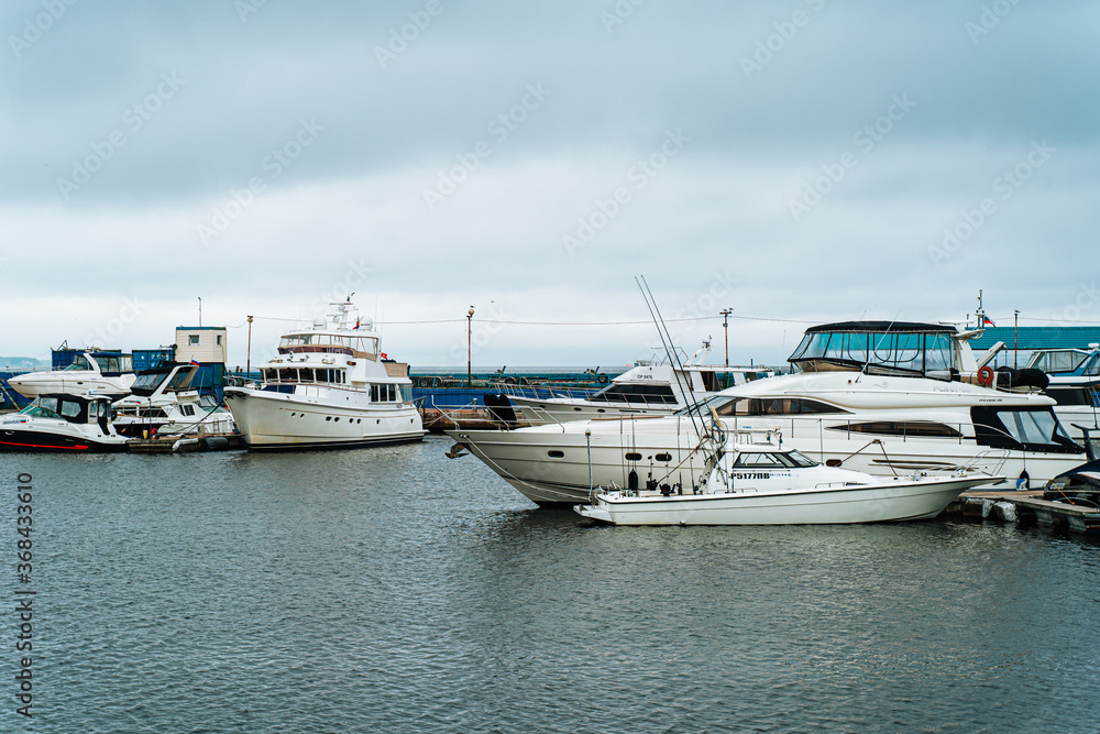 boats in the marina