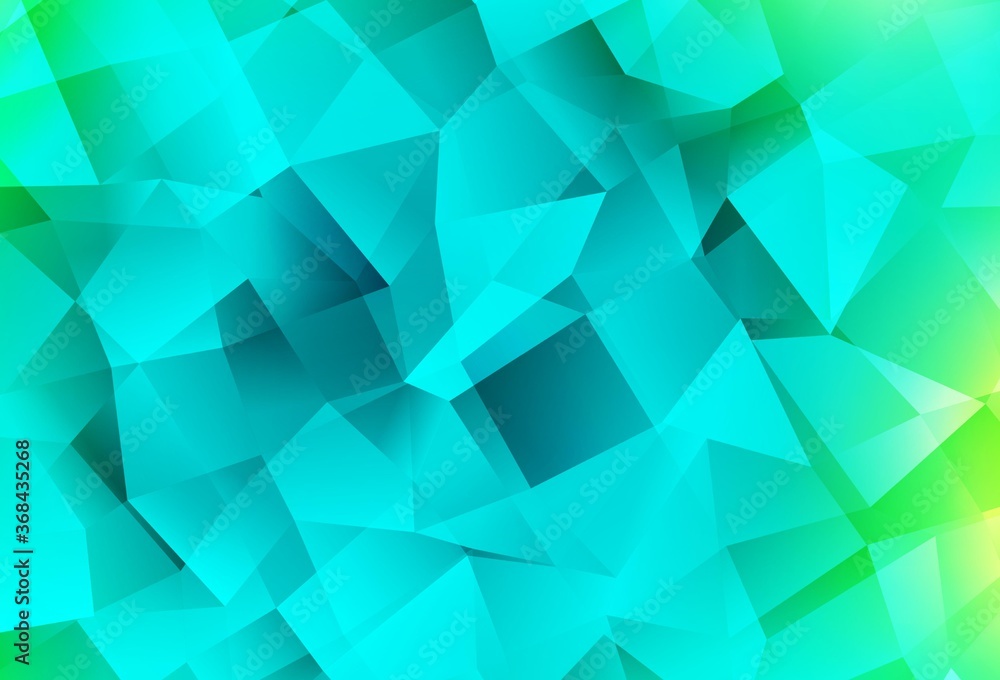 Light Green vector abstract mosaic backdrop. Light Green vector abstract mosaic backdrop.