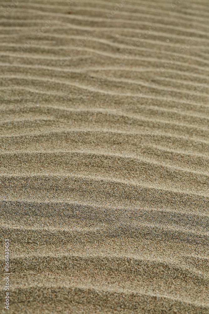 Sand on the beach Sand on the beach