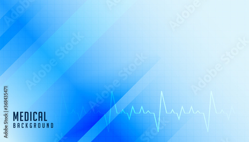 medical background in blue healthcare theme style