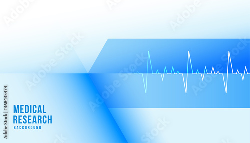 medical research and heathcare system background design