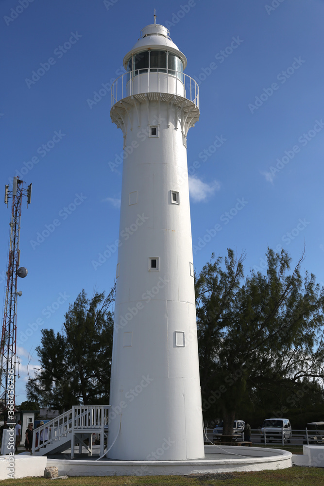 Lighthouse on a Caribbean Island