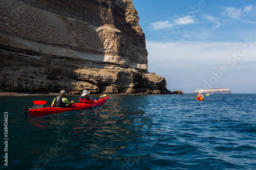 kayaking in greece