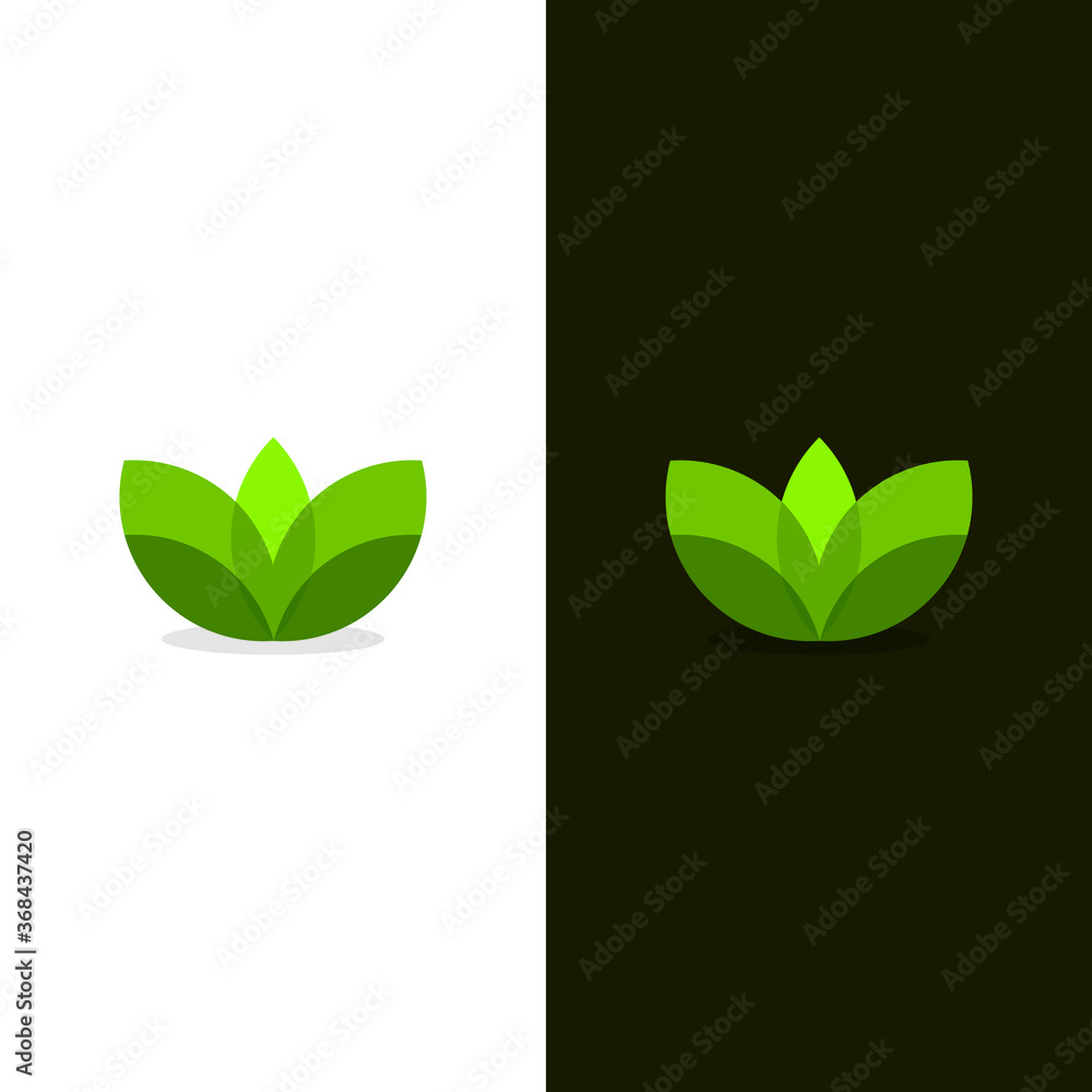eco leaf nature logo template vector eco leaf nature logo template vector