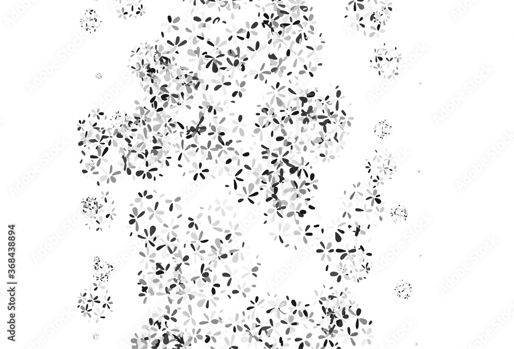 Obraz premium Light Gray vector template with chaotic shapes.