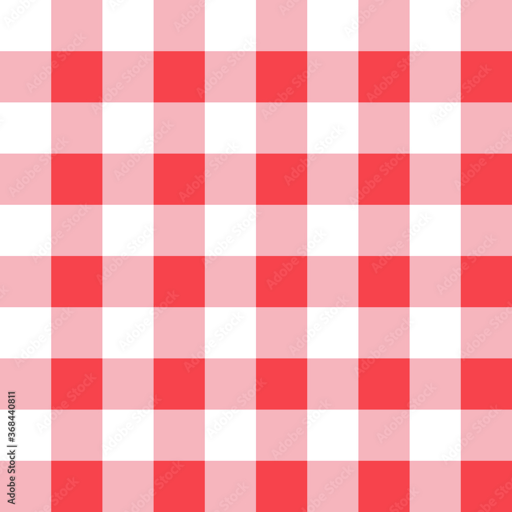 Japanese Red Plaid Vector Seamless Pattern Japanese Red Plaid Vector Seamless Pattern