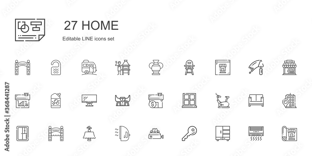 home icons set home icons set