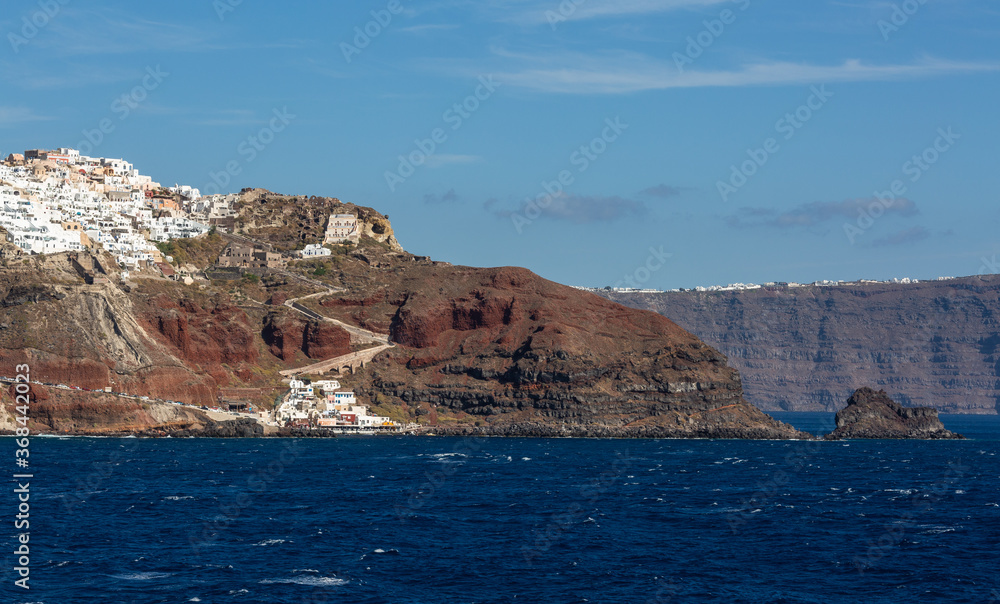 Churches and buildings in Santorini island
