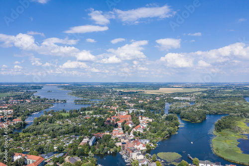 Stadt Brandenburg an der Havel aus der Luft (Luftaufnahme)