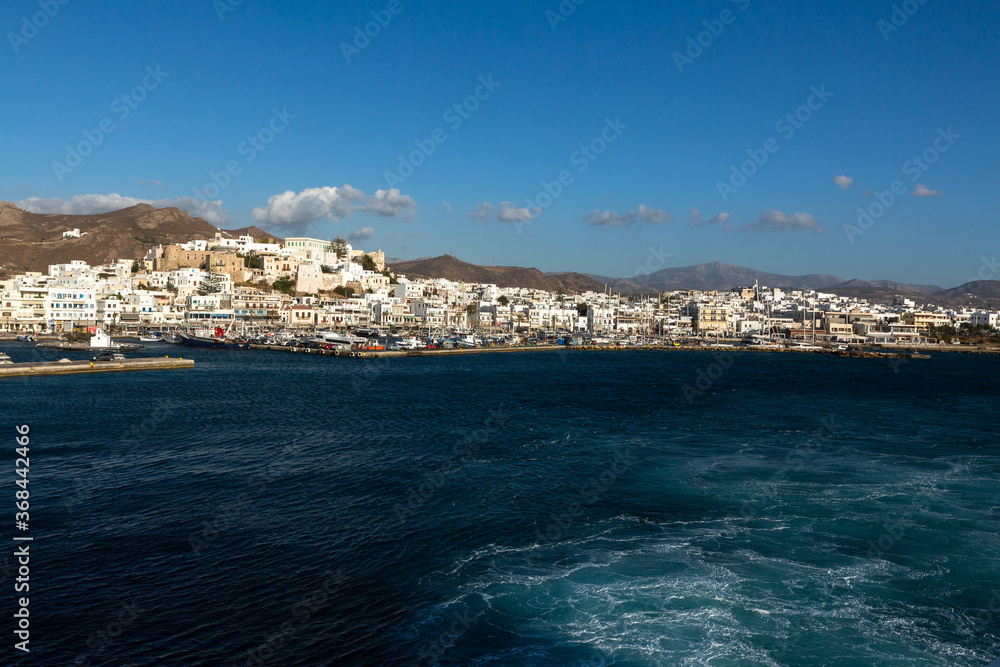 Naxos from the sea