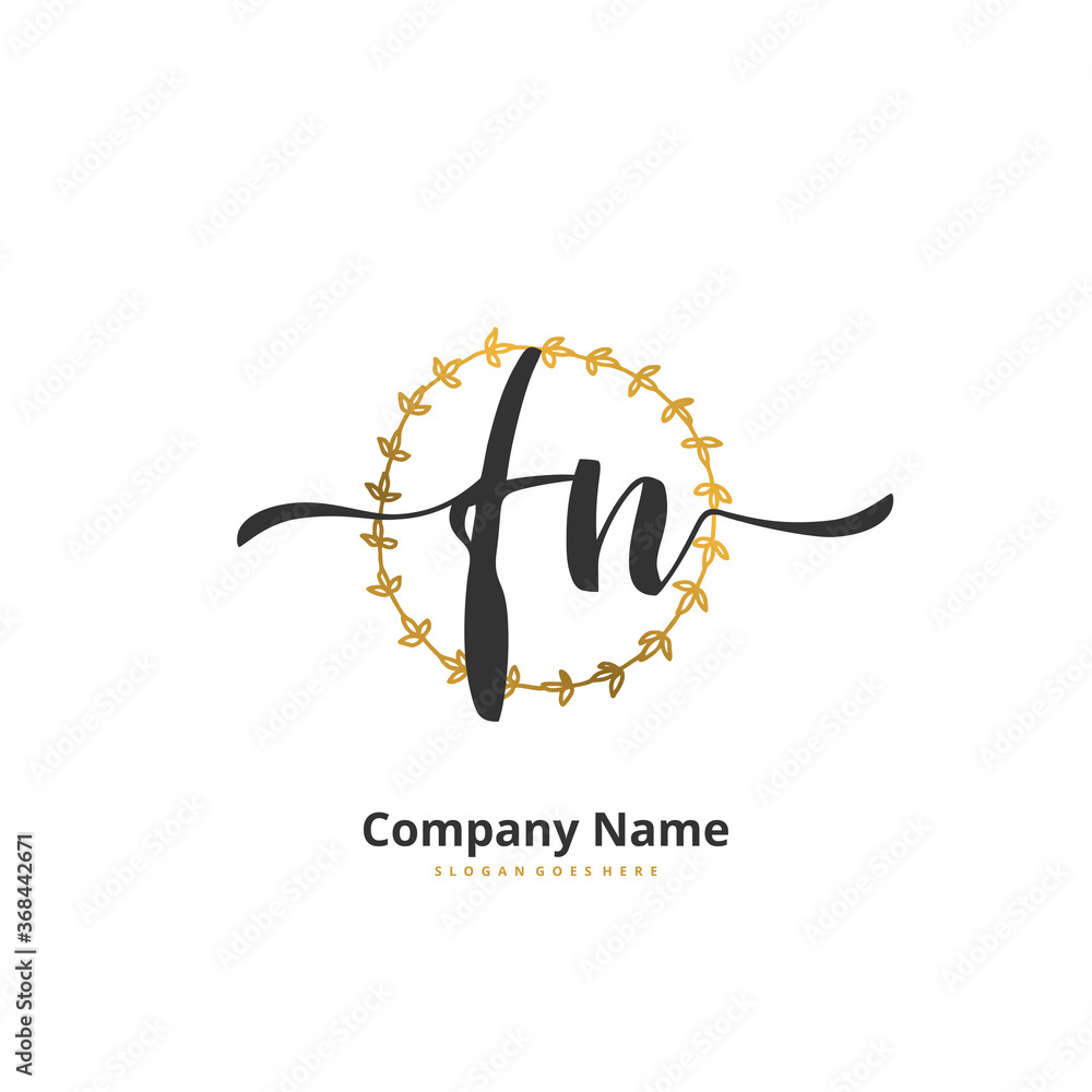 F N FN Initial handwriting and signature logo design with circle. Beautiful design handwritten logo for fashion, team, wedding, luxury logo. F N FN Initial handwriting and signature logo design with circle. Beautiful design handwritten logo for fashion, team, wedding, luxury logo.