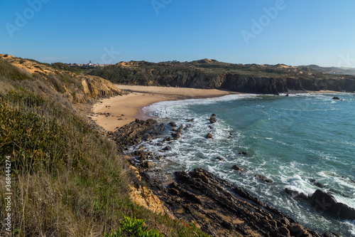 Atlantic rocky coast view