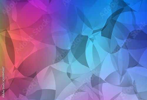 Light Multicolor vector polygonal pattern.