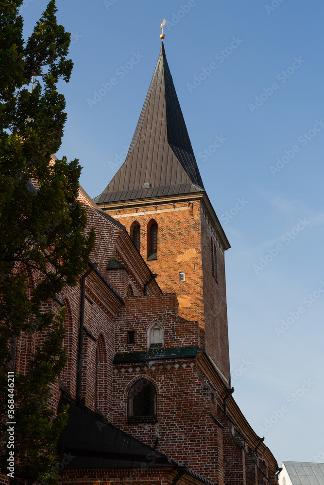 streets and buildings in the  Tartu