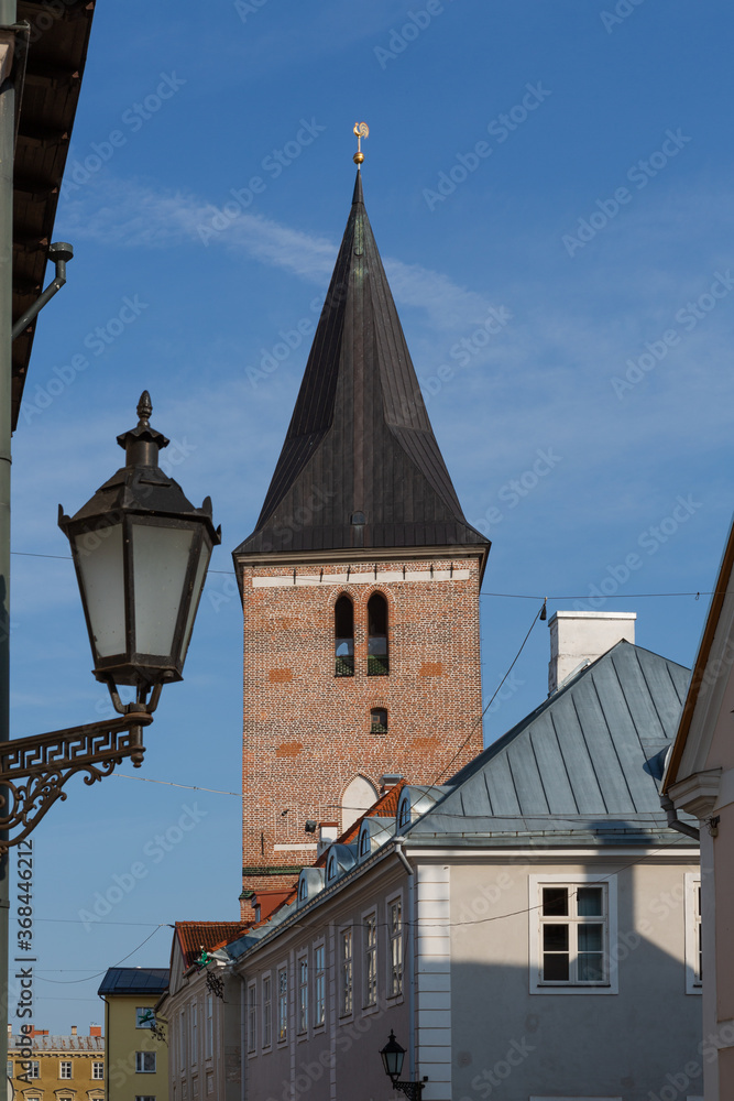 Obraz premium streets and buildings in the Tartu