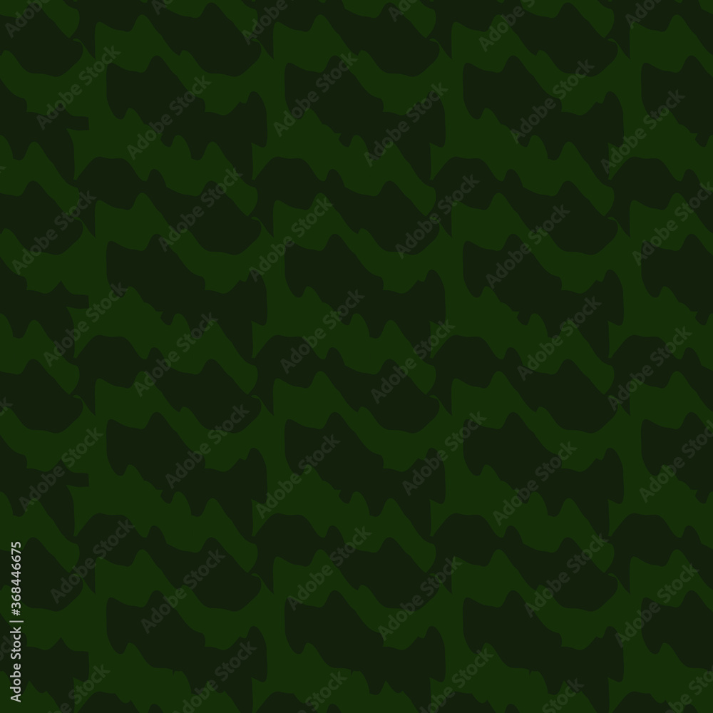 Green camouflage, seamless pattern, vector Green camouflage, seamless pattern, vector