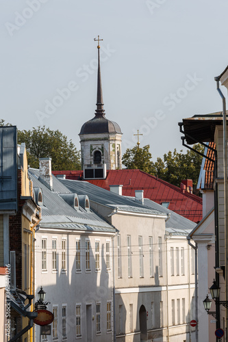 streets and buildings in the  Tartu photo