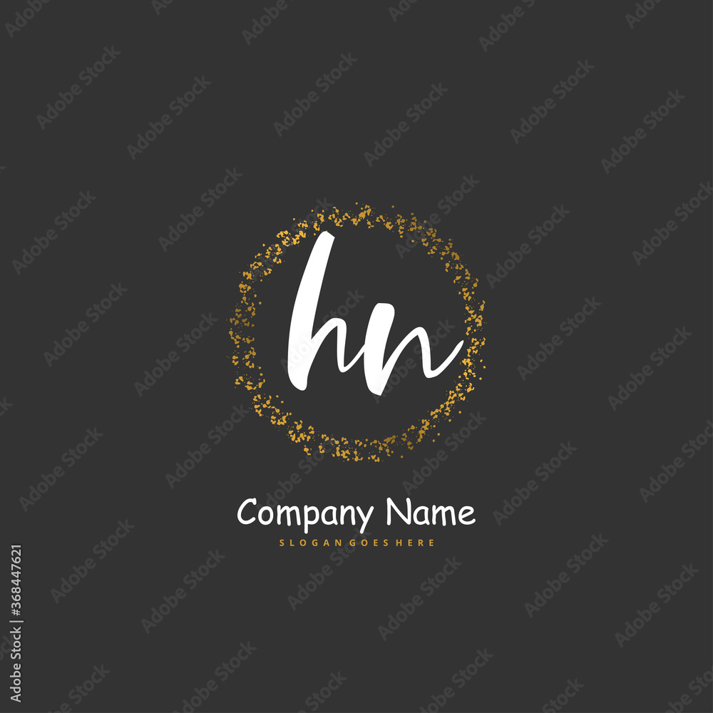 H N HN Initial handwriting and signature logo design with circle. Beautiful design handwritten logo for fashion, team, wedding, luxury logo. H N HN Initial handwriting and signature logo design with circle. Beautiful design handwritten logo for fashion, team, wedding, luxury logo.